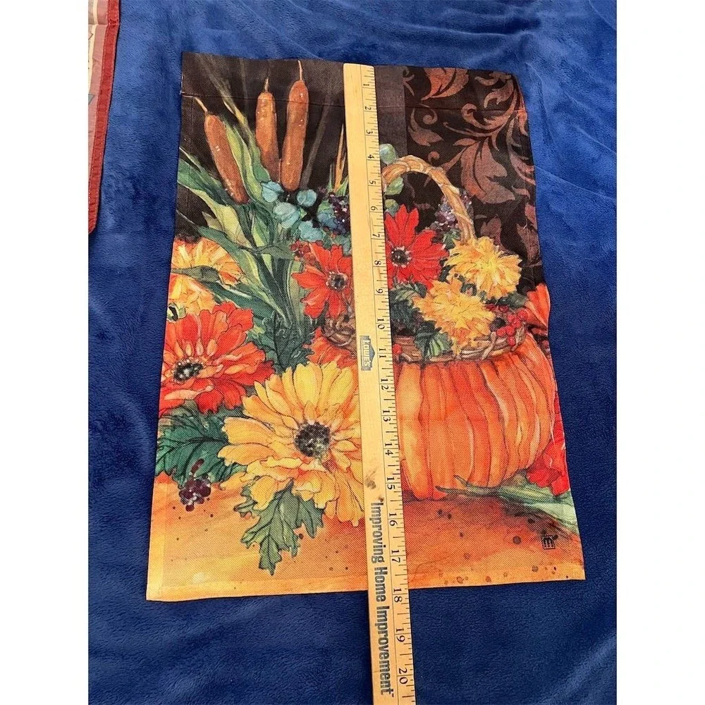 Breeze Art Set of 4 Double-Sided Garden Welcome Flags Multicolor‎ outdoor decor